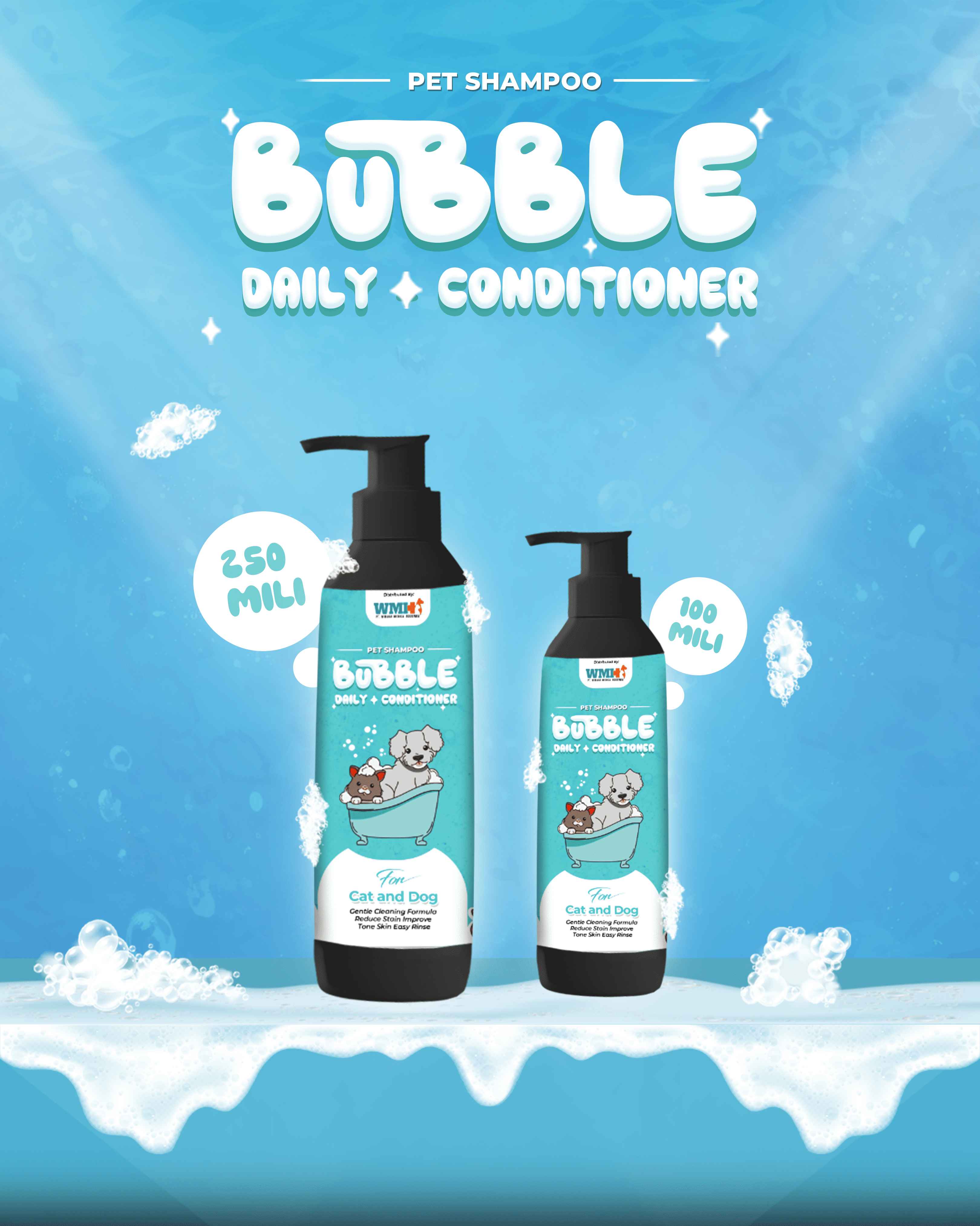 Pet Shammpo Bubble Daily Conditioner